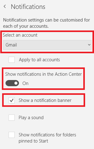 Как отключить почтовые уведомления в Windows 10 почтовых уведомлений Windows 10
