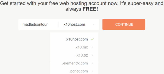 x10hosting бесплатный хостинг доменных имен
