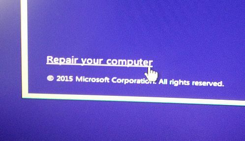 Windows 10 Ремонт вашего компьютера