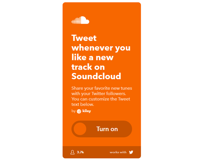Окончательное Руководство IFTTT: Используйте Сеть's Most Powerful Tool Like a Pro 45IFTTT SoundCloudToTwitter