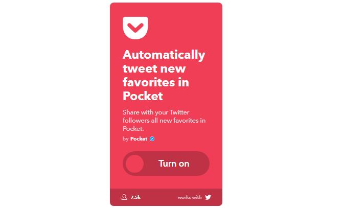 Окончательное Руководство IFTTT: Используйте Сеть's Most Powerful Tool Like a Pro 59IFTTT PocketToTwitter
