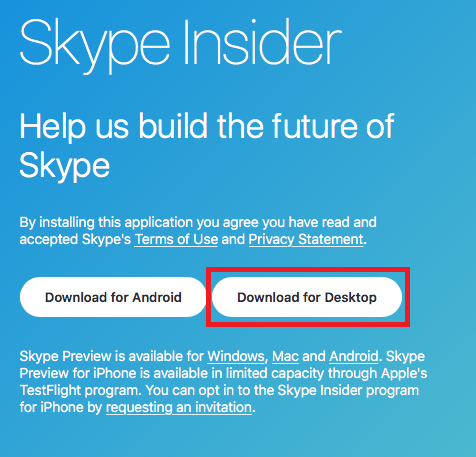 Как попробовать новый перепроектированный Skype на Windows и Mac skype new mac