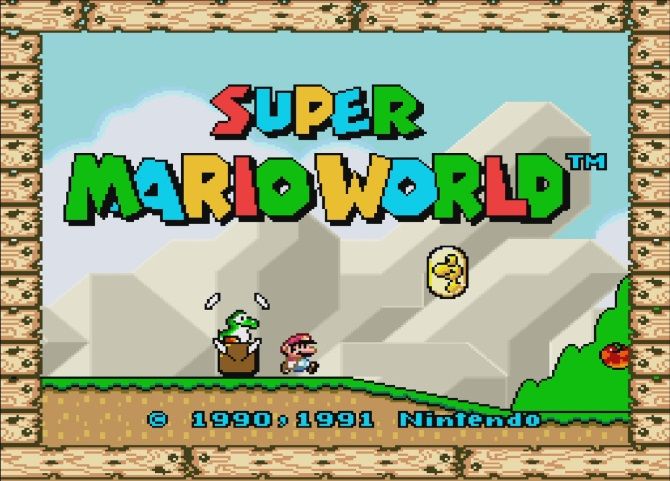 Система развлечений Nintendo Super Marioworld