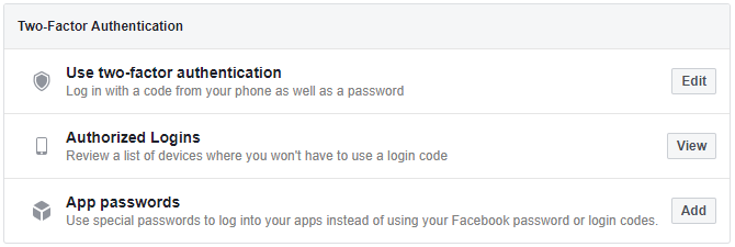 Как настроить Facebook's two-factor authentication.