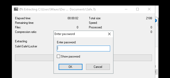 Как защитить паролем папку в Windows? Zip file пароль введите