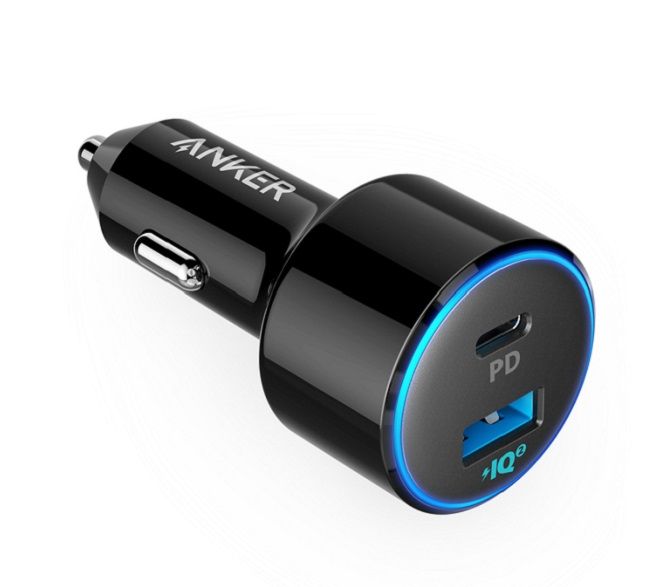 Изображение продукта автомобильного зарядного устройства USB + Anker PowerDrive Speed ​​+ 2