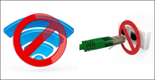 5 отключение кабеля Ethernet и X по WiFi