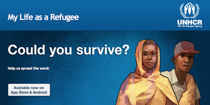 Приложение «Моя жизнь как беженец»
