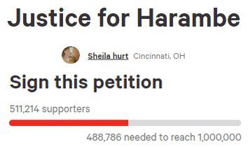 Петиция «Справедливость ради Харамбе»