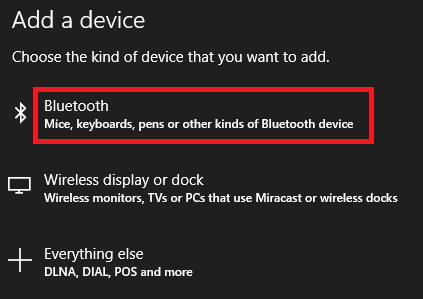 Windows 10 добавить окно Bluetooth