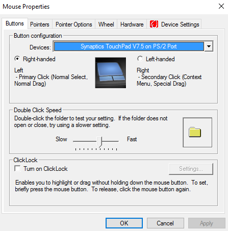 Краткое руководство по средствам специальных возможностей для Windows 10 Свойства мыши windows10