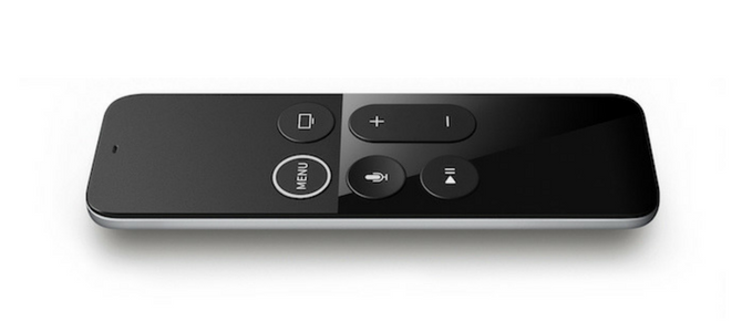 Кнопки пульта Apple TV Siri