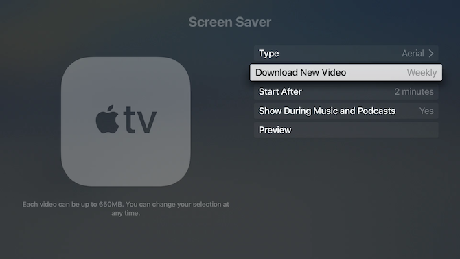 Заставка Apple TV