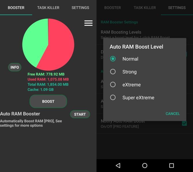 Авто-бустер Android-приложение
