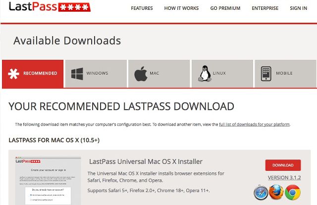 Полное руководство по упрощению и обеспечению безопасности вашей жизни с LastPass и Xmarks LastPass Chapter2 download lastpass