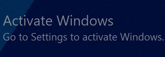 Активировать Windows 10 Watermark