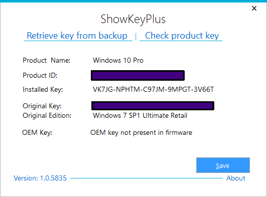 ShowKeyPlus Windows Лицензия