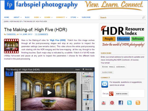 научиться цифровой фотографии HDR