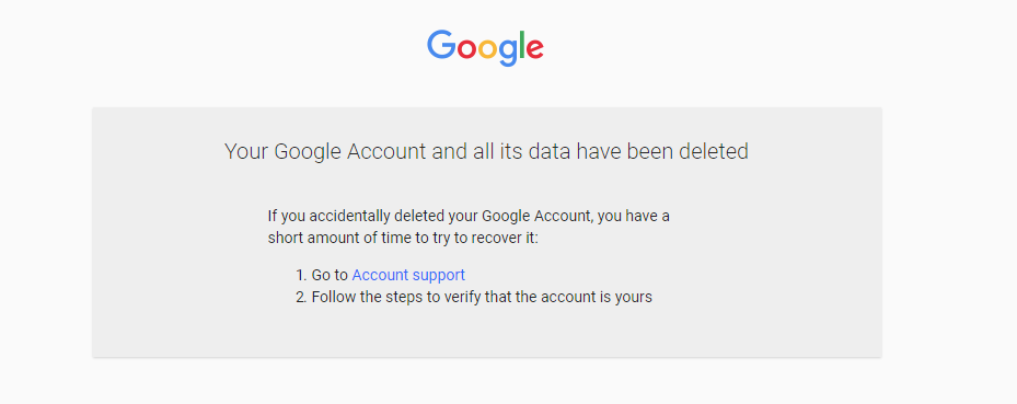 безопасно удалите аккаунт Google или Gmail