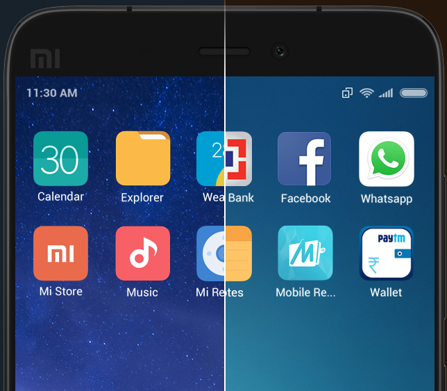 Android-версии Xiaomi второго космического пространства