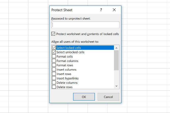 защитить паролем файл Excel