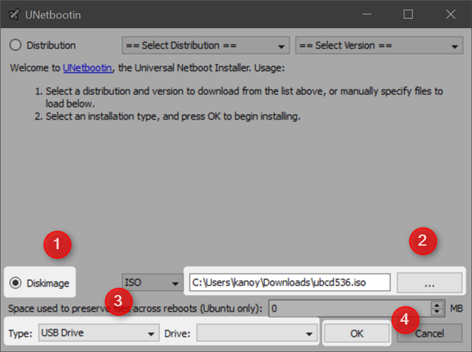 PC Repair Toolkit в вашем кармане: загрузочный компакт-диск с USB-накопителя unetbootin live usb