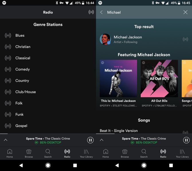 Потоковая передача музыки Spotify: неофициальное руководство 14 Вкладка Spotify Mobile Radio