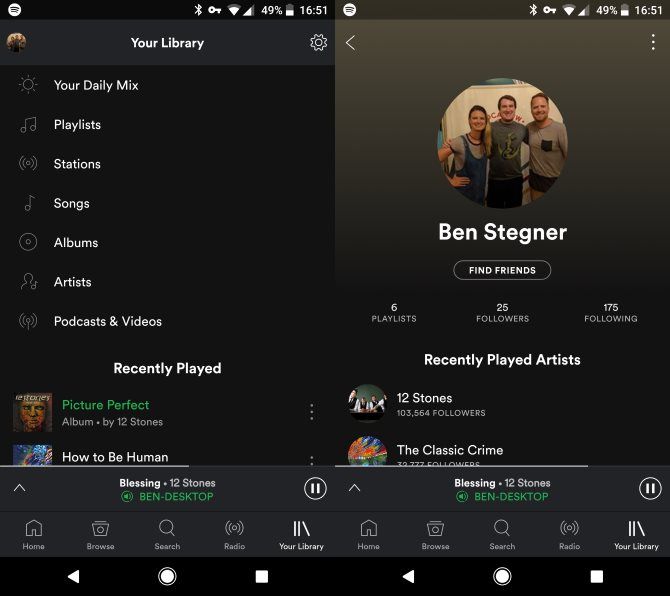 Потоковая передача музыки Spotify: неофициальное руководство 15 Вкладка Spotify Mobile для вашей библиотеки