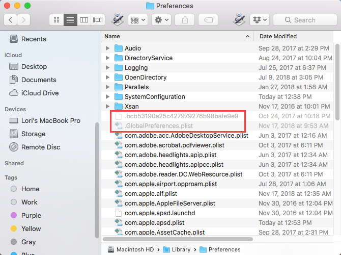 Всегда показывать скрытые файлы в Finder на Mac