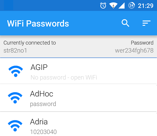 Wi-Fi-пароли-приложение