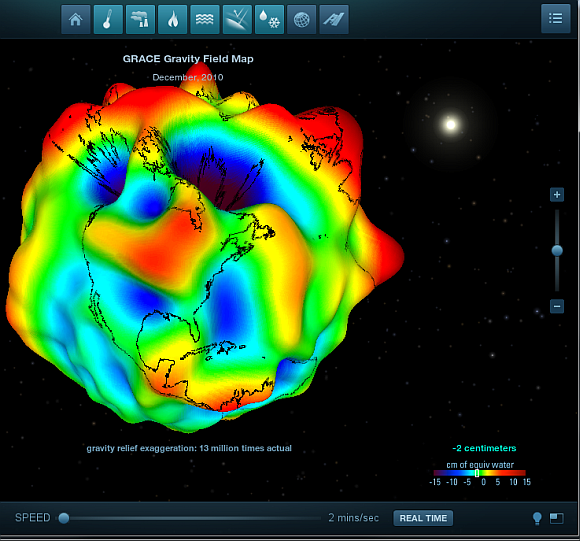 Опыт освоения космоса в 3D На NASA Визуализации nasa3d9b