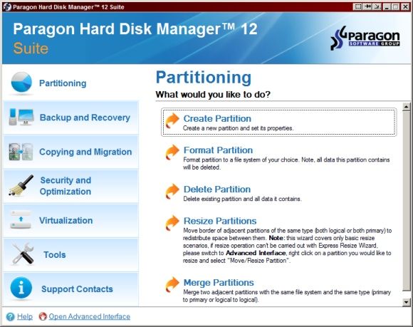 Paragon Hard Disk Manager 12 Suite: полный контроль над вашими жесткими дисками [Giveaway] phdm1