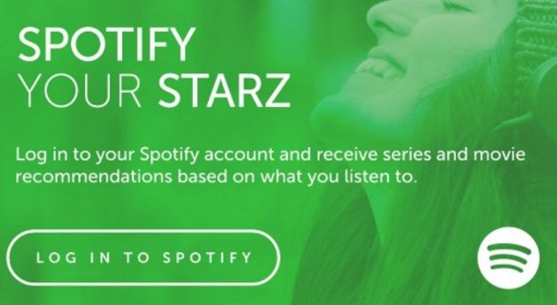 Spotify интеграции приложений Starz