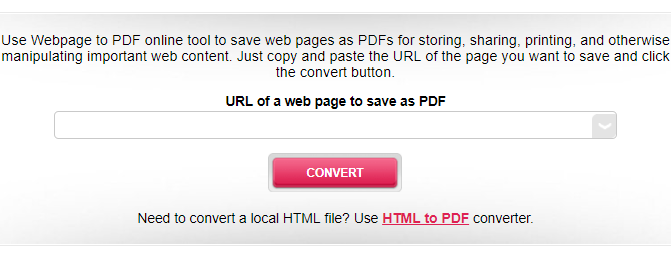 Как конвертировать веб-страницу в PDF - используйте веб-страницу в PDF