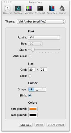 Cathode & Blinky: сексуальные винтажные замены для терминала и консоли TextEdit [Mac OS X]