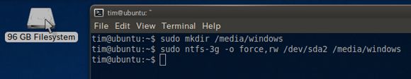 спасти файловую систему NTFS из Linux