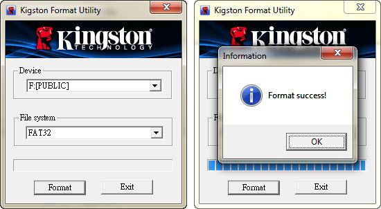 Kingston-USB-формат полезность