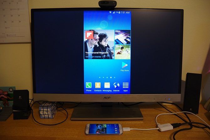 Как подключить телефон к телевизору с помощью USB - телефон зеркально отображается на телевизоре 1