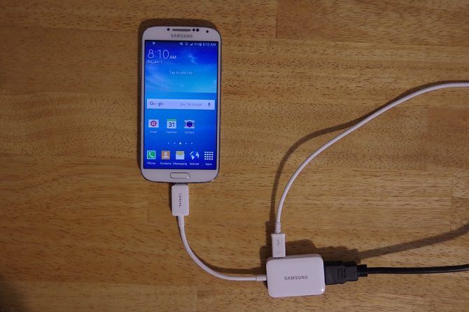 Как подключить телефон к телевизору с помощью USB - настройка адаптера Samsung Galaxy S4 - TV MHL