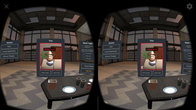 Стоит ли смотреть плекс в виртуальной реальности? - Avatar-room-change