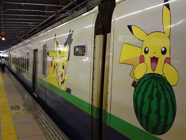 Поезд покемон