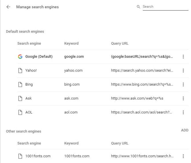 Как запускать закладки Chrome с помощью сочетаний клавиш Поисковые системы Chrome