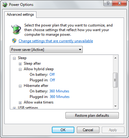 Windows 7 спящий вопрос