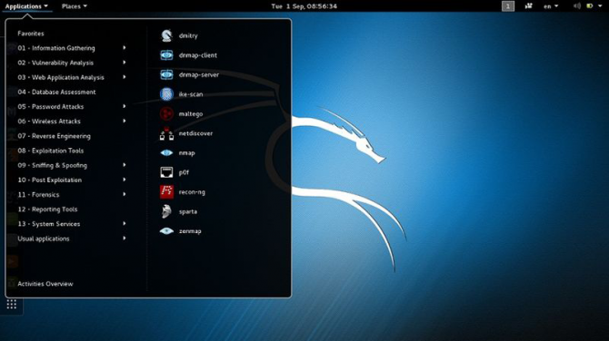 Kali Linux - лучшие дистрибутивы Linux для программистов
