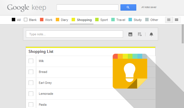 Google-Keep-советы и-фокусы-категория-язычки цвета-код-ваши-задачи-заметки-листы