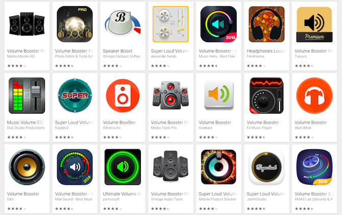 Приложения Play Store для Android Volume Booster