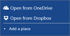 Офис онлайн открыт из Dropbox