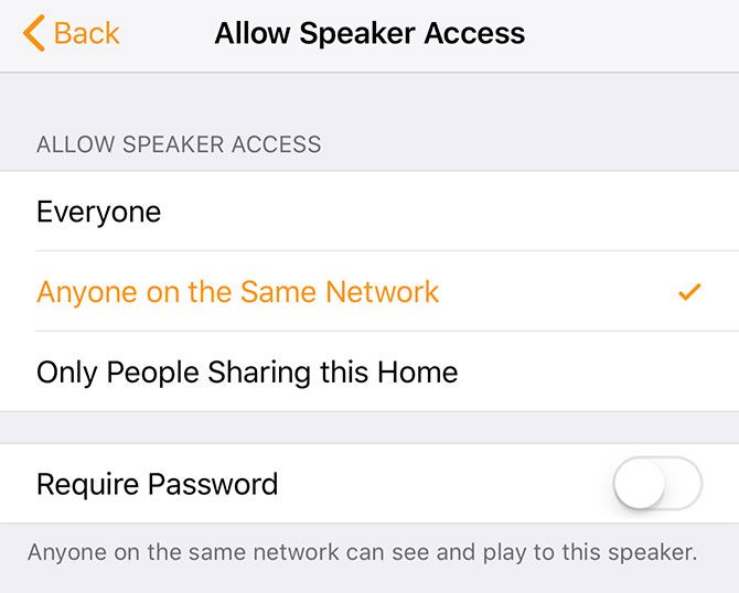 HomePod Speaker Access