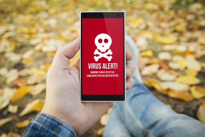 фальшивый вирус оповещение мобильных вредоносных программ