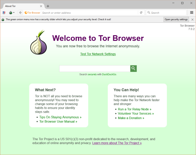 Используйте браузер Tor, чтобы оставаться в безопасности онлайн